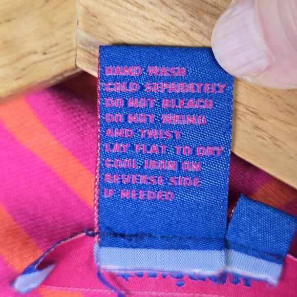 Twiggy London Pink Orange Striped Moto Jacket 3X Deep Pockets Asymmetric Zipper - Picture 9 of 16